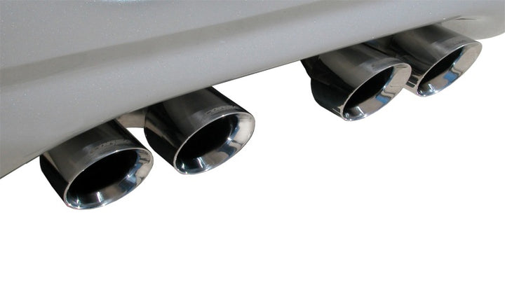 Corsa Polished Sport Axle-Back Exhaust for Chevrolet Corvette C5 Z06 5.7L V8 - 1997-2004
