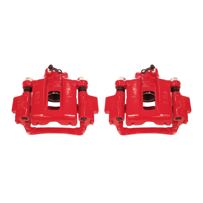PowerStop Rear Red Calipers with Brackets for 03-09 Toyota 4Runner - OneFastShop