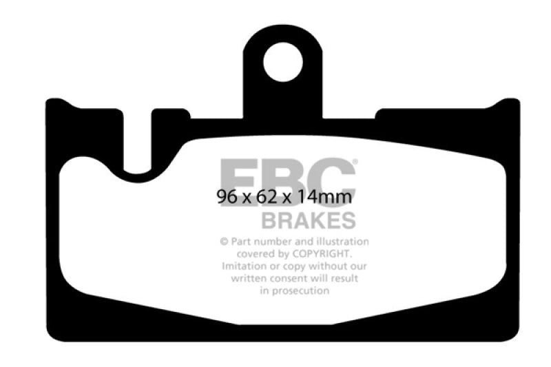 EBC Redstuff Rear Brake Pads Low Dust Performance 01-06 Lexus LS430 43