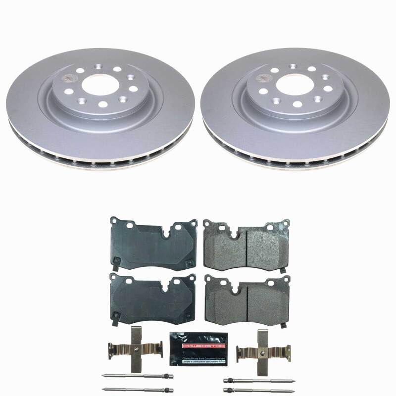 PowerStop Z23 Rear Coated Brake Kit - Chevrolet Corvette (C8) 2020-2025 - without Z51 Brake Package