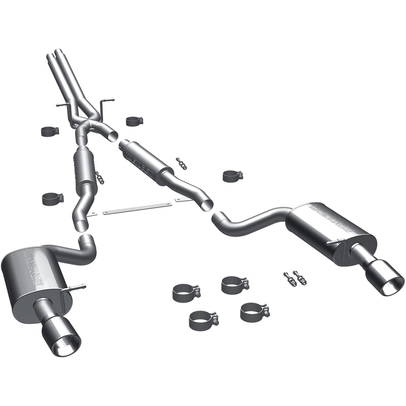MagnaFlow Touring Series Cat-Back Exhaust System Audi A6 Quattro 2.7L 16493 - OneFastShop