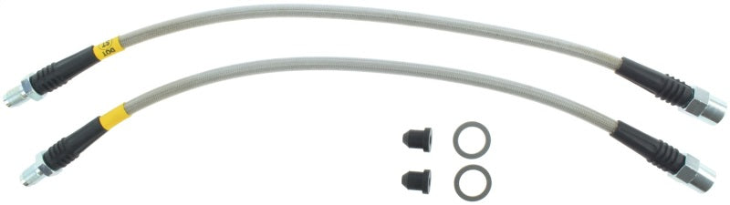 Stoptech Stainless Steel Brake Line Kit - Front for Mercedes-Benz 190E 1987-1993 300CE 1990-1993 300E 1990-1993 - OneFastShop