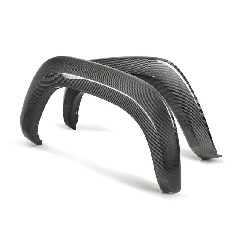 Seibon Carbon Fiber Rear Fender Flares - Toyota Tacoma 2015-2021 - Pair, image 2
