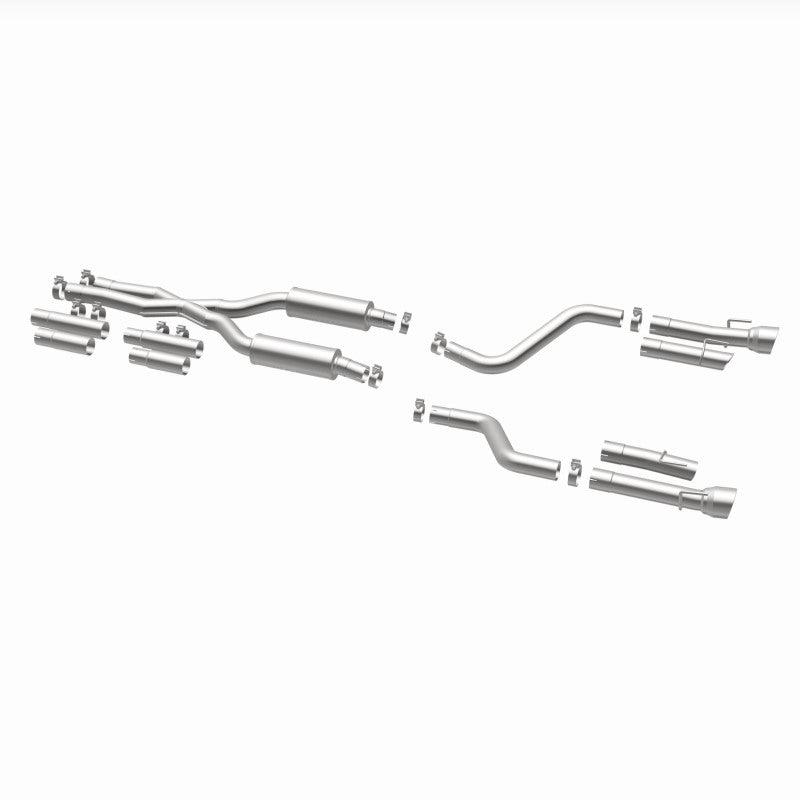 MagnaFlow Cat-Back Exhaust System 409 SS Polished 3in Quad Tips - 2017+ Dodge Charger
