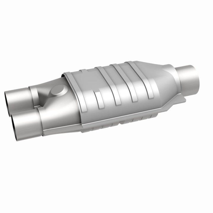 Magnaflow Universal Catalytic Converter Dual/Single Oval Shape - Univ 2" Inlet/2.5" Outlet - Ford Bronco, E-Series, F-Series - OneFastShop