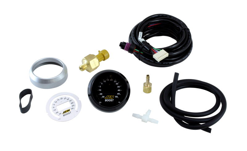 AEM 52mm Boost Digital Gauge –30–50 PSI