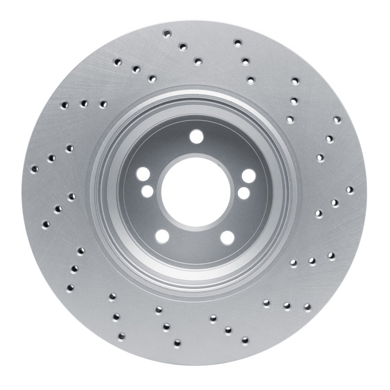 DFC Rear Left Drilled Brake Rotor - BMW 1 Series M / M3 (E9x) 2008-2013 - GeoSpec Coated, image 3