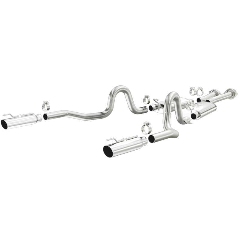 MagnaFlow Street Series Cat-Back Exhaust System - Ford Mustang GT 4.6L 99-04 - OneFastShop