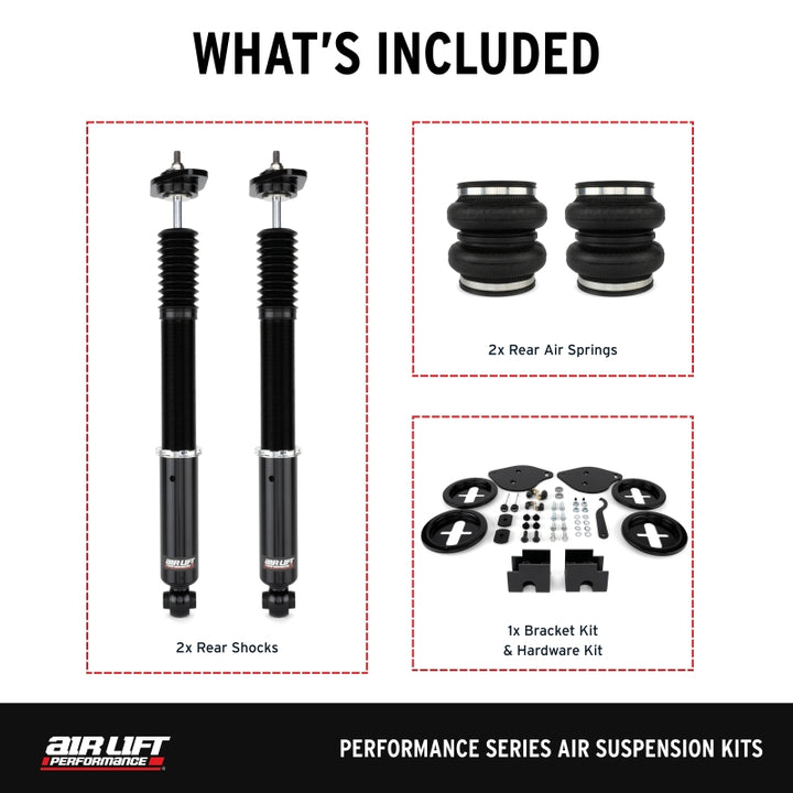 Air Lift 2011–2023 / 2015–2023 Performance Rear Kit for Dodge Charger and Dodge Challenger - OneFastShop