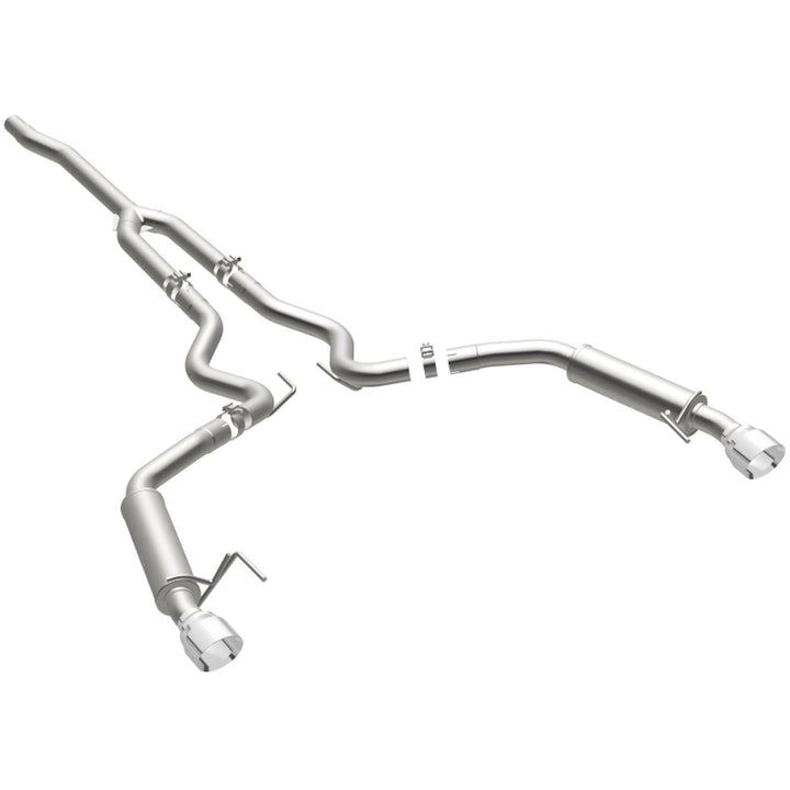 Magnaflow Cat-Back Exhaust 15-23 Ford Mustang 2.3L L4 Competition SS Dual Split Rear 4.5in Black Tips - OneFastShop