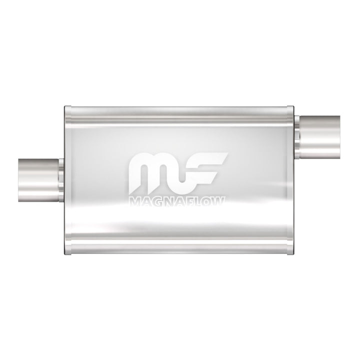 MagnaFlow Performance Exhaust Muffler - Stainless Steel 14X4X9 2.5 O/C - Fits Chevy S10, GMC Sonoma, Toyota Tacoma