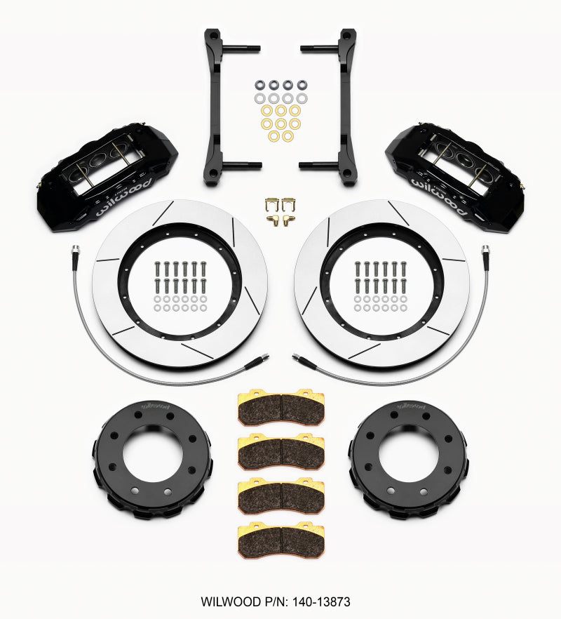 Wilwood TX6R Front Kit 15.00in Black for 2011-2015 GM Truck SUV 2500 - OneFastShop