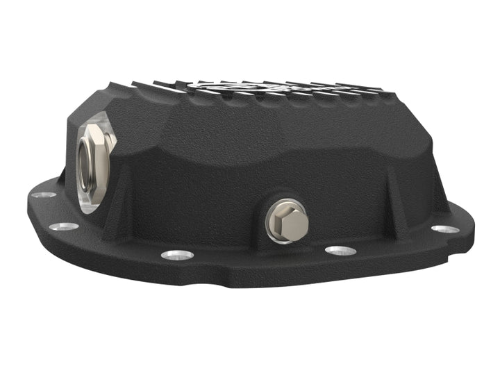aFe 90-14 Ford F-150 Rear Differential Cover - Black With Machined Fins