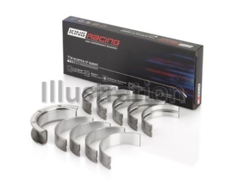 King Engine Bearings Performance Main Bearing Set Size STD for Ford 281 4.6L SOHC 16V Compatible with Various Models 1996-2011