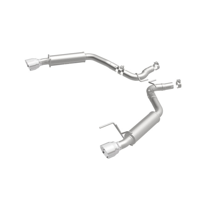 Magnaflow Axle Back Exhaust System SS 2.5in Competition Dual Split Polish 4.5in Tip 2015-2023 Ford Mustang EcoBoost - OneFastShop