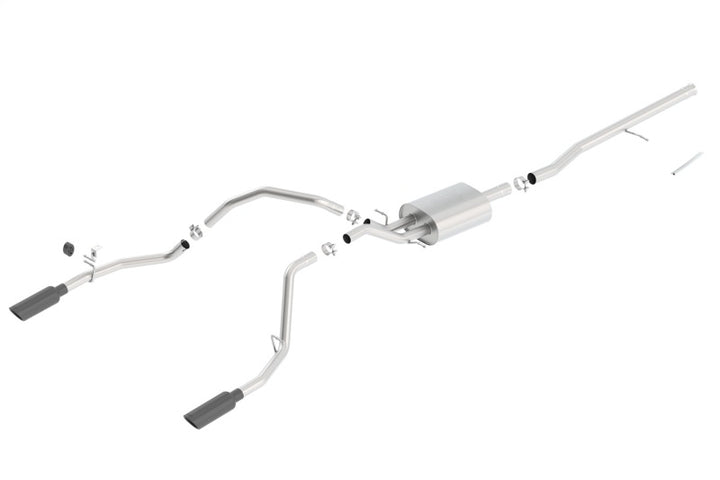 Borla Exhaust System ATAK for Silverado/Sierra 1500 5.3L V8 - Black Chrome