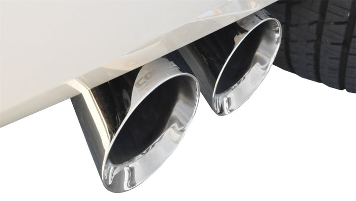 Corsa Sport 3in Single Side Twin Polished Exhaust with 4in Tips for Chevy Tahoe/GMC Yukon 2015-2020