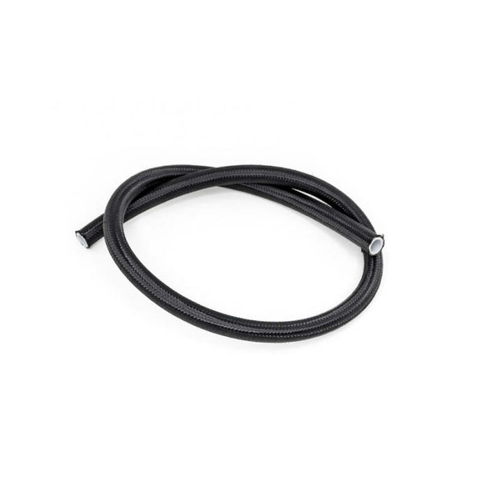 DeatschWerks Universal Black Nylon Braided PTFE Fuel Hose - 6AN, 3 ft