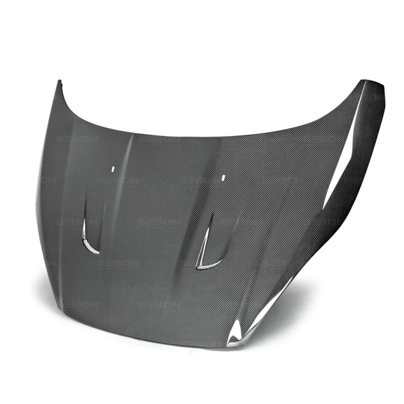Seibon TM Style Carbon Fiber Hood for 14+ Ford Fiesta