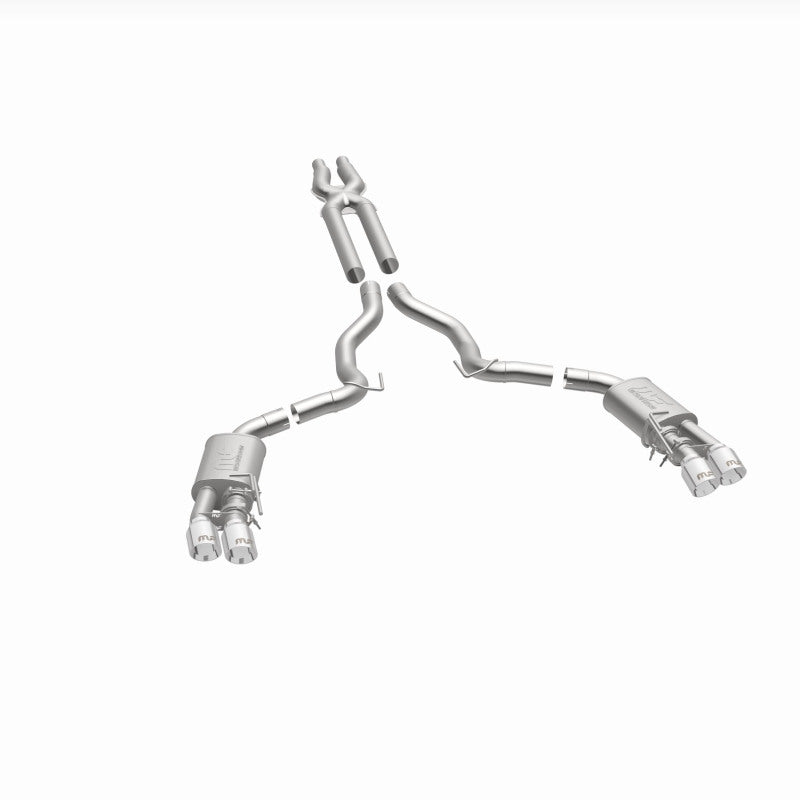 MagnaFlow Cat-Back Exhaust System 2018-2023 Ford Mustang GT 5.0L Competition Dual Exit 4in Tips - OneFastShop