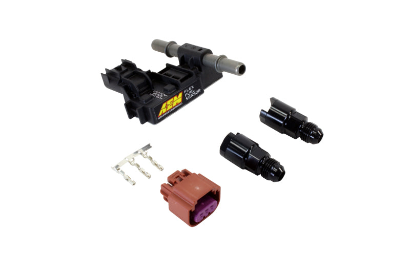 AEM Flex Fuel Ethanol Content Sensor with -6AN Fittings Kit