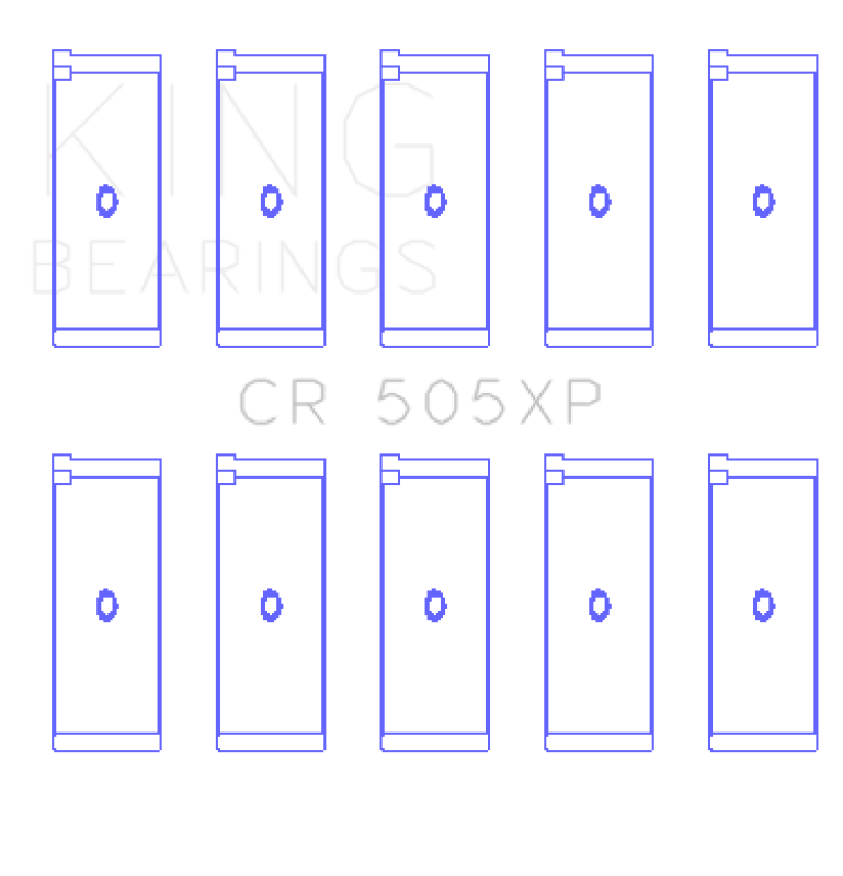 King Engine Bearings Audi 2.1L/2.2L 10V/20V 5cyl Turbo Rod Bearing Set