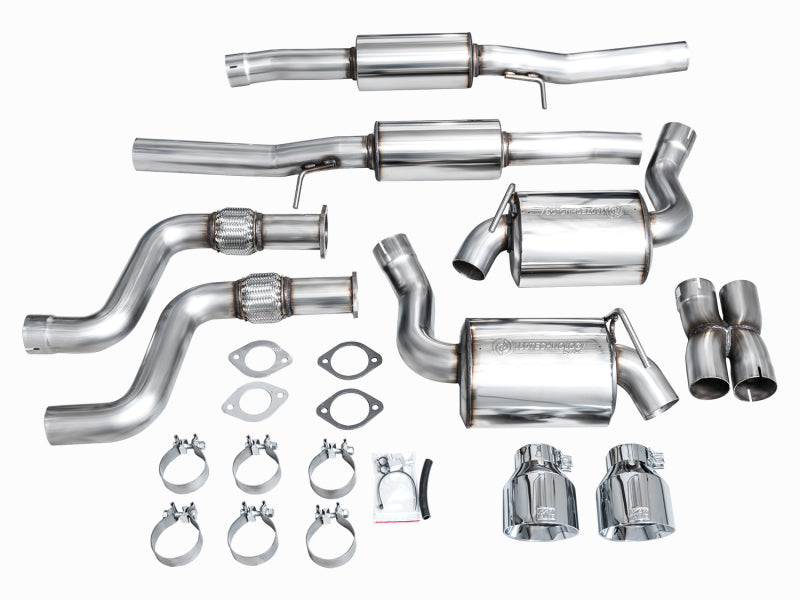 AWE Touring Edition Catback Exhaust System with Chrome Silver Tips for 2023 Nissan Z RZ34 RWD
