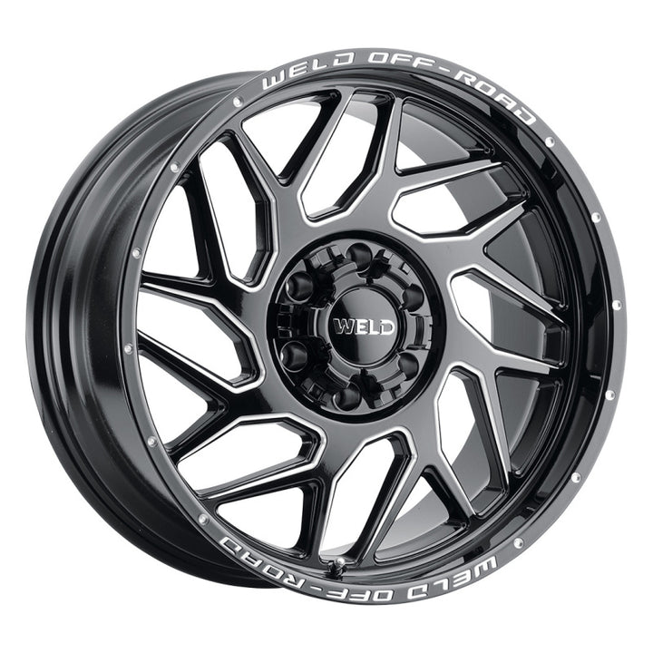 Weld Off-Road W117 Wheel 20x10 – 5x127 5x139.7 for ET13 BS6.00 Gloss Black MIL 87.1 (117) - OneFastShop