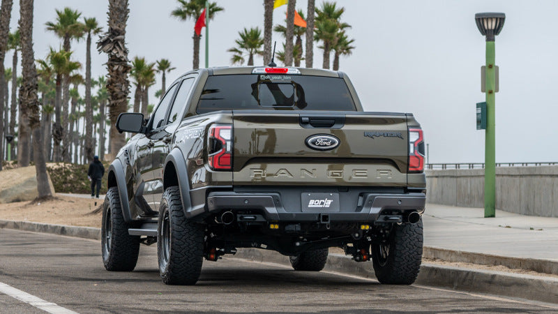Borla 24-25 Ford Ranger Raptor 2.75in Tailpipe Kit 4in Tip-Brawler Ceramic Black