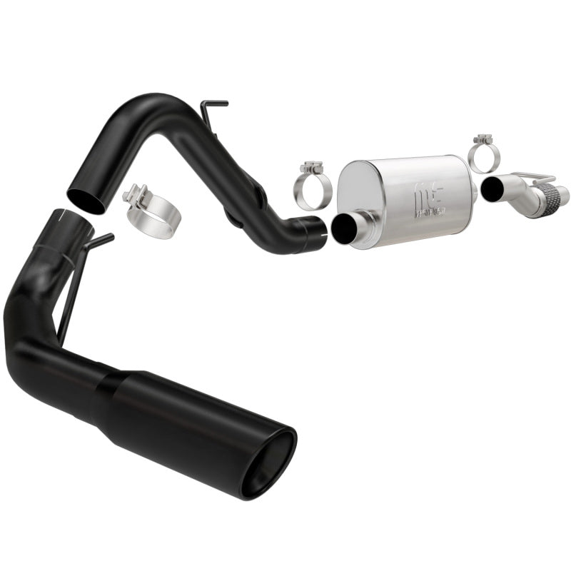 Magnaflow Cat-Back Exhaust System 3in Black 11-14 Ford F-150 3.5L V6 EcoBoost Single Side Exit Rear 3 Tip - OneFastShop