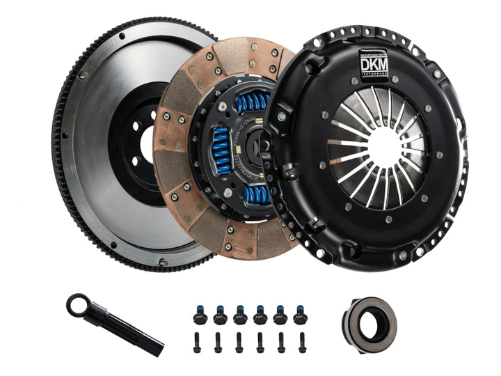 DKM Clutch Ceramic Twin Disc MR Clutch with Flywheel (650 ft/lbs Torque) for BMW E34/E36/E39/E46/Z3 - OneFastShop