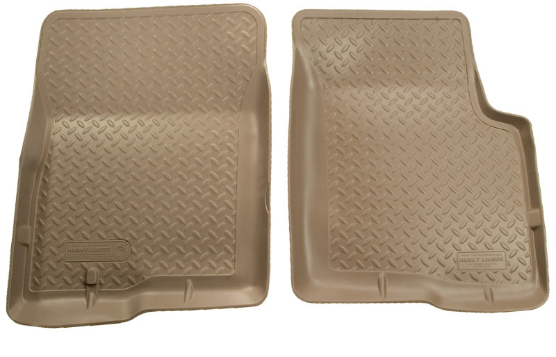 Husky Liners Classic Style Tan Floor Liners for 80-96 Ford Bronco Full Size - OneFastShop