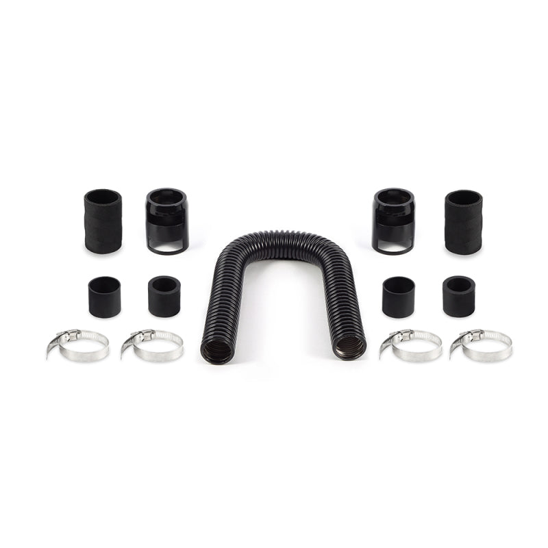 Mishimoto Flexible Stainless-Steel Radiator Hose Kit 24in Black - OneFastShop
