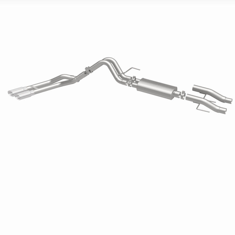 Magnaflow Street Series Cat-Back Exhaust System for 15-21 Ford F-150 SS Polished Rear Exit - OneFastShop