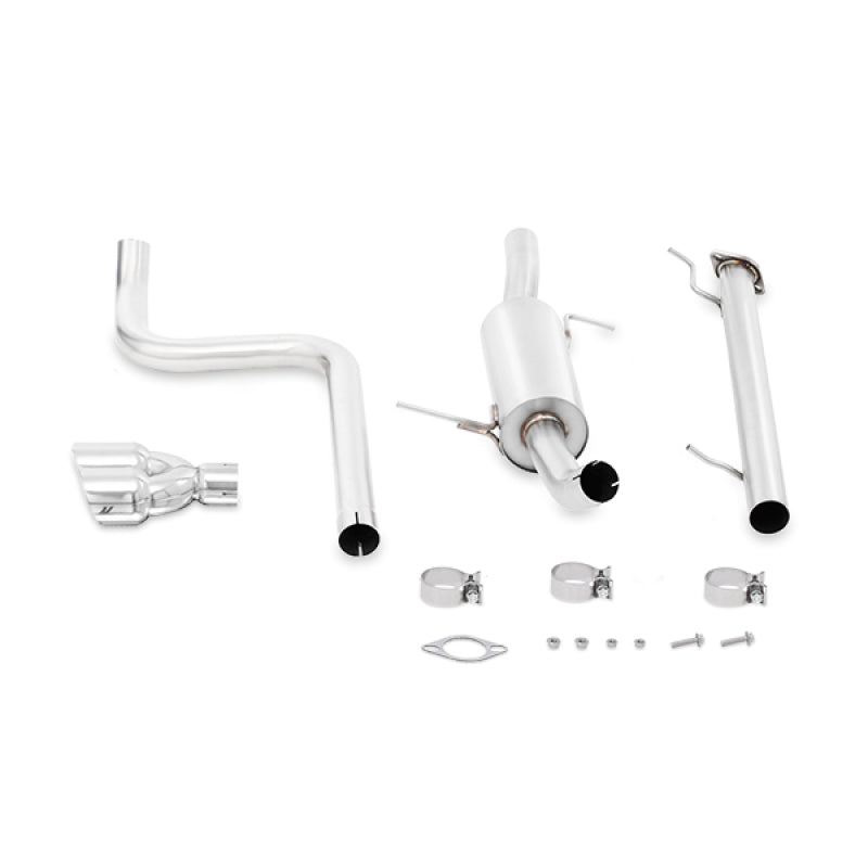 Mishimoto Cat Back Exhaust 2.5in Stainless Fiesta ST Tips - OneFastShop