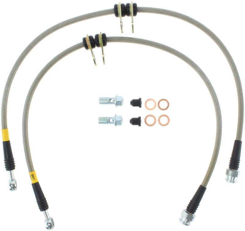 StopTech Front SS Brake Lines for 00-05 Honda S2000 - OneFastShop