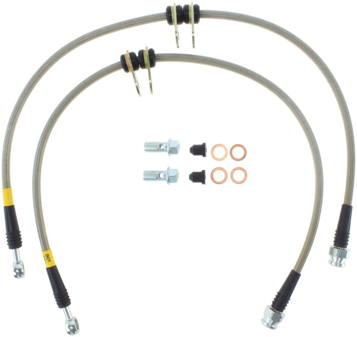 StopTech Front SS Brake Lines for 00-05 Honda S2000 - OneFastShop