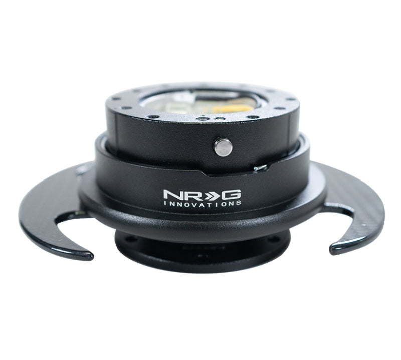 Nrg Quick Release Kit Gen 3.0 Black Body Black Ring with Carbon Fiber Handles