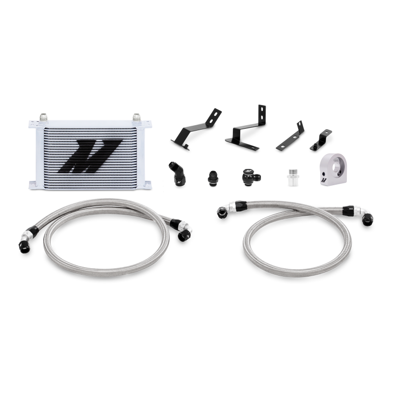 Mishimoto Non-Thermostatic Oil Cooler Kit - Chevrolet Camaro 2016-2024 - Silver