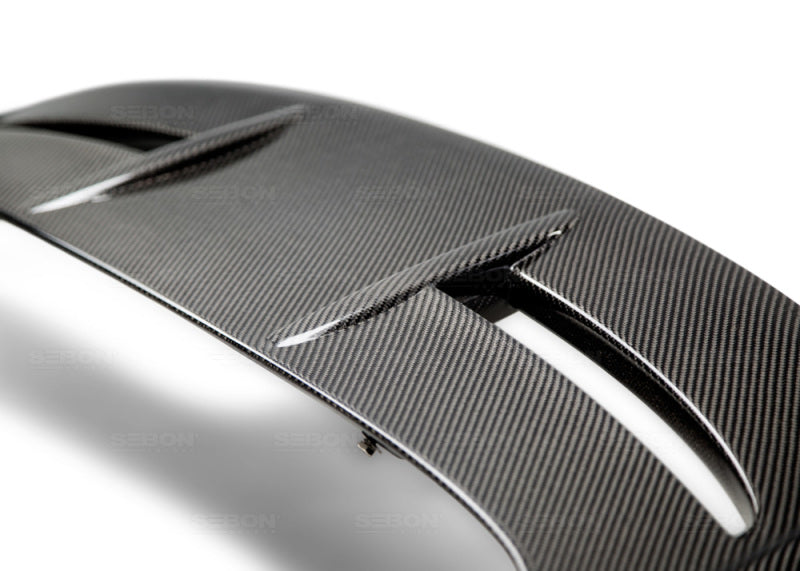 Seibon Carbon Fiber Rear Spoiler for 11-15 Ford Fiesta ST-Style Hatchback