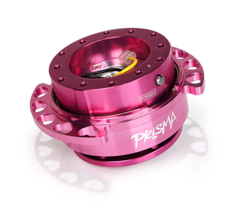 NRG Gen 2.0 Heart Cutout Quick Release - Universal 6x70/6x74 - Pink