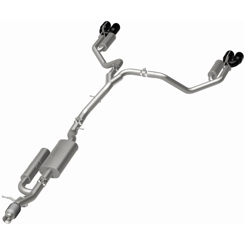 MagnaFlow Street Series Cat-Back Exhaust with Black Chrome Tips for 2021-2025 Chevrolet Tahoe V8 5.3L Premier and More