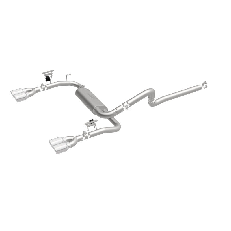 MagnaFlow Street Series Cat-Back Exhaust System with Quad Tips for 98-02 GM F-Body - OneFastShop