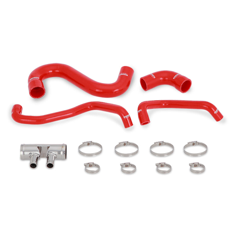 Mishimoto Silicone Lower Radiator Hose - Red for 2015+ Ford Mustang GT - OneFastShop