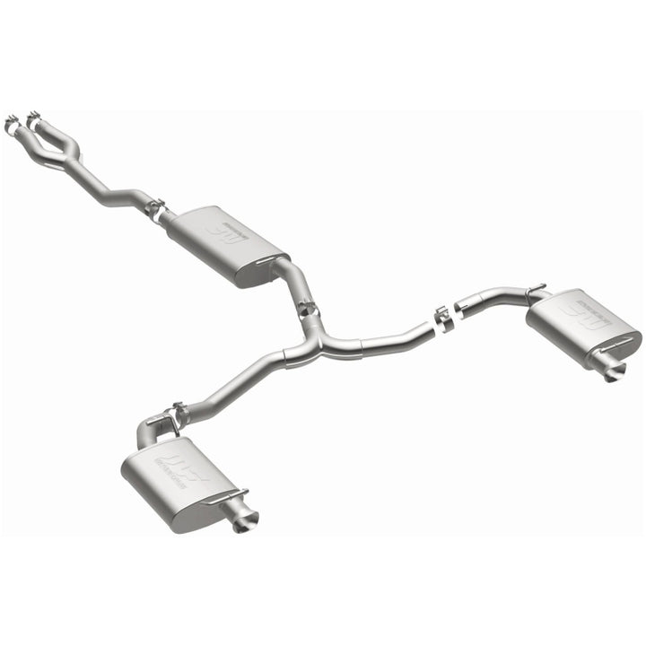 Magnaflow Stainless Cat-Back Performance Exhaust for 11-12 Dodge Charger V6 3.6L Dual Split Rear Exit - OneFastShop