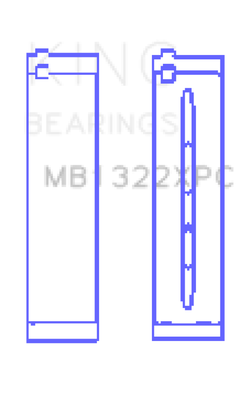 King Engine Bearings pMaxKote Coated Main Bearing Set +0.25mm - VW V8/V10 R8/RS6/Huracan - OneFastShop