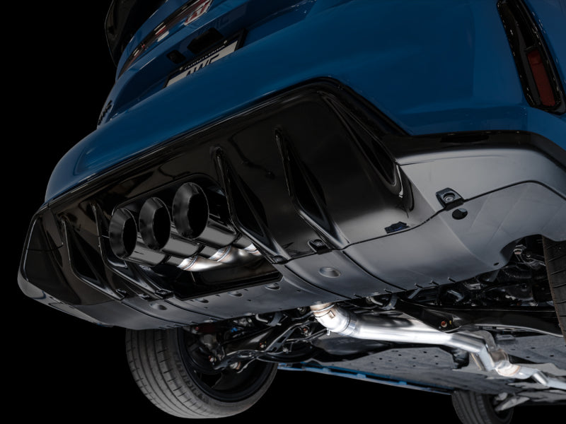AWE Tuning Touring Edition Exhaust with Triple Diamond Black Tips for 2023 Honda Civic Type R