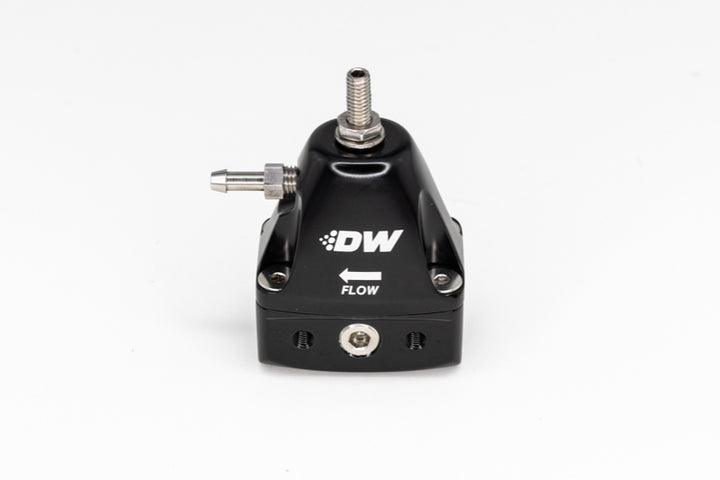 DeatschWerks DWR1000iL In-Line Adjustable Fuel Pressure Regulator Black - OneFastShop