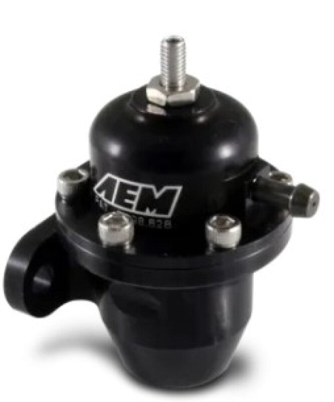 AEM Adjustable Fuel Pressure Regulator for Honda/Acura - Supports up to 1000HP - Black - 94-01 Acura Integra / 90-93 Honda Accord / 92-95 Honda Civic / 99-00 Honda Civic