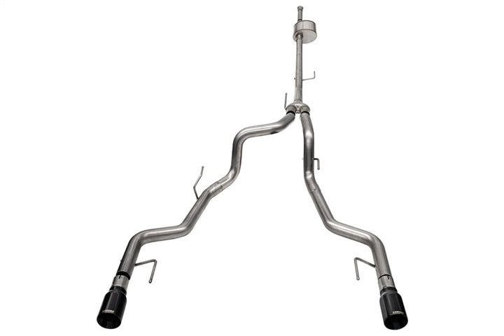 CORSA Performance Xtreme Cat-Back Exhaust Dual Rear Exit Black PVD for 2023 Ford F-150 Tremor 5.0L V8 5.5ft Bed